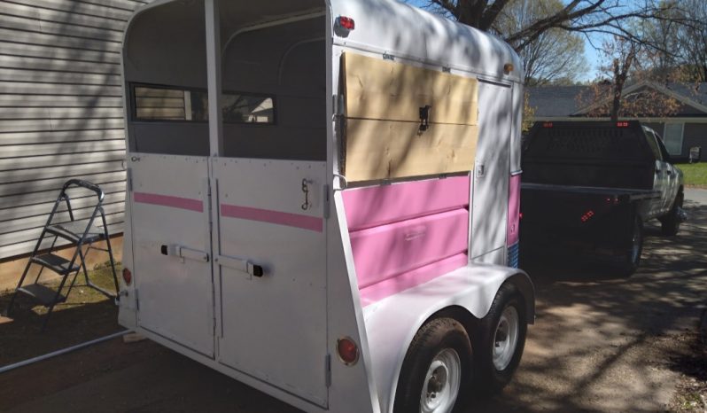 
								White and Pink Horse Trailer Bar full									